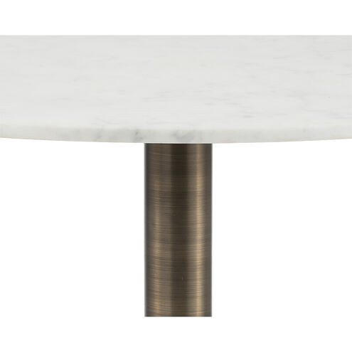 Enco White / Antique Gold Bistro Table